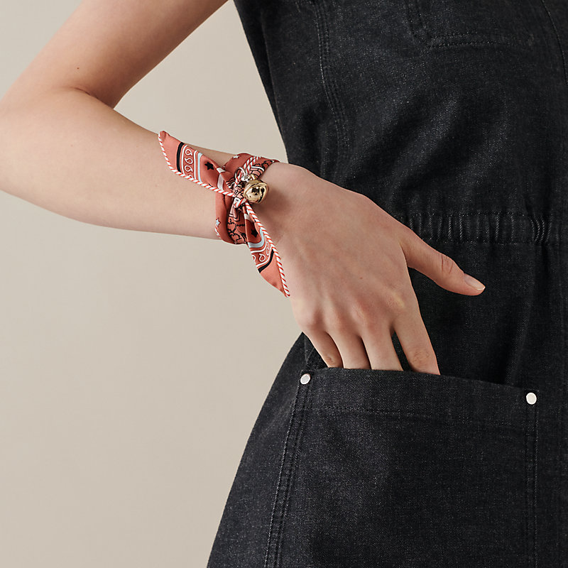 Charms Grelot twilly ring | Hermès UK